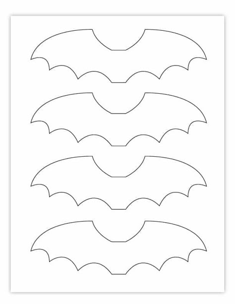 Bat Wing Template, Halloween Toilet Paper Roll, Crafts For Kids Halloween, Toilet Paper Roll Bat, Wing Template, Halloween Toilet Paper, Bat Template, Mummy Crafts, Moldes Halloween