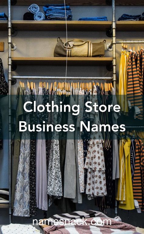 Online Fashion Store Name Ideas, Business Name Ideas Clothing, Names For Clothing Brand Ideas, Brand Names For Clothing Line, Online Fashion Store Names, Clothing Store Ideas Boutiques, Dress Shop Names Ideas, Names For Clothing Store, Online Clothing Business Name Ideas