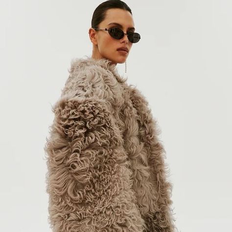 THE MANNEI on Instagram: "GENOA MAXI FUR COAT IN GREY

#themannei #mannei #aw24" The Mannei, Genoa, Fashion Fashion, Fur Coat, Ralph Lauren, Wardrobe, Grey, On Instagram, Instagram