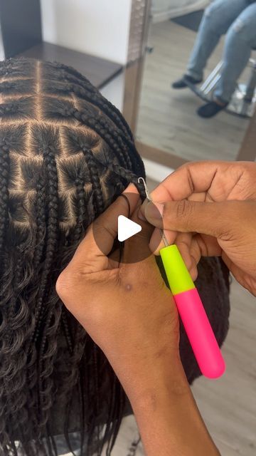 Boho Braids With Synthetic Hair, How To Add Curly Hair For Boho Braids, How To Add Boho Curls To Braids, How To Add Curls To Knotless Braids, Boho Mini Braids, Small Boho Braids, Freetress Braids, Freetress Deep Twist, Boho Twists