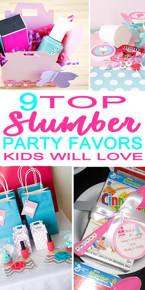 Sleepover Loot Bag Ideas, Slumber Party Favor Ideas, Sleepover Party Favor Ideas, Sleepover Goody Bag Ideas, Slumber Party Gift Bags, Sleepover Goodie Bags, Sleepover Gift Bags, Slumber Party Ideas For Girls Sleepover, Girls Slumber Party Ideas