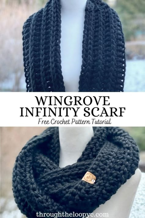 Easy Crochet Infinity Scarf, Crochet Infinity Scarf Free Pattern, Crochet Infinity Scarf Pattern, Crochet Snood, Crochet Cowl Free Pattern, Infinity Scarf Pattern, Crochet Cowl Pattern, Crochet Scarf Pattern Free, Yarn Craft