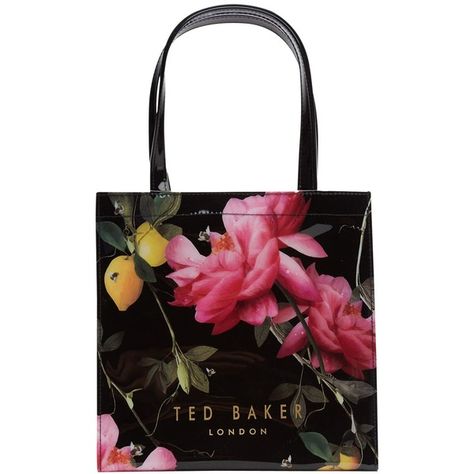 Ted Baker Izzicon Citrus Bloom Small Icon Shopper Bag, Black ($38) ❤ liked on Polyvore featuring bags, handbags, tote bags, faux-leather handbags, shopper tote, ted baker handbags, hand bags and structured handbags Ted Baker Handbag, Ted Baker Bag, Structured Handbags, Small Icons, Faux Leather Handbag, Handbags Tote, Shopper Tote, Shopper Bag, Hand Bags