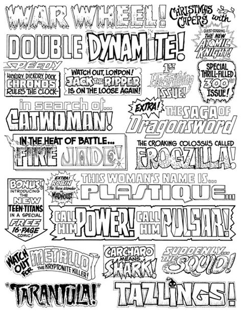 Comic book logos Comics Lettering, Comic Typography, Comic Lettering, Book Lettering, Comic Book Font, Book Font, Letter Reference, Comic Party, Comics Logo