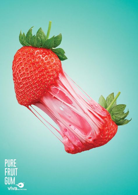 광고 디자인, Publicidad Creativa, Food Ads, Chewing Gum, Creative Ads, Advertising Poster, Digital Signage, Ads Creative, Creative Advertising