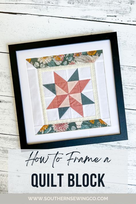 Framed Quilt Blocks, Framed Quilt, Tshirt Quilt Diy, Quilting Digest, Quilt Display, Inexpensive Gifts, Room Supplies, Make A Quilt, Scrap Fabric Projects