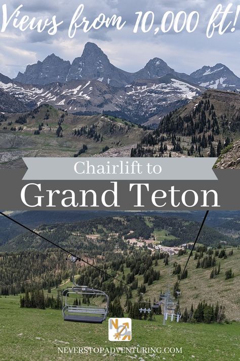 While visiting Teton Valley Idaho, we take a summer chair lift ride at Grand Targhee Resort for some spectacular views of Grand Teton! We also explore the Teton Scenic Byway and pass through the towns of Victor and Driggs Idaho. Grand Targhee Resort, Driggs Idaho, Grand Targhee, Yellowstone Trip, Jackson Wy, Scenic Byway, Amazing Views, West Side, Adventure Awaits