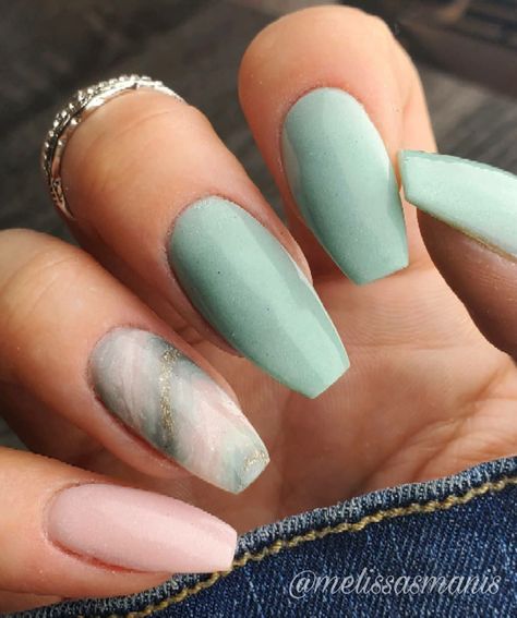 Nails Powder, Nails Marble, Nails Art Designs, Cute Gel Nails, Get Nails, Marble Nails, Dipped Nails, Girls Nails, Dream Nails