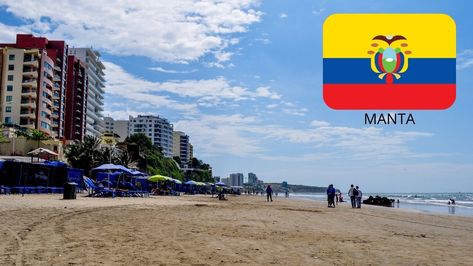 Situated on the central pacific coast, Manta is a port city in Manabi province, Ecuador. Known for its beaches, and fishing industry, this city is bustling Manta Ecuador, Port City, Quito Ecuador, Domestic Flights, Surf Lesson, Fishing Charters, Galapagos Islands, Cruise Port, Sport Fishing