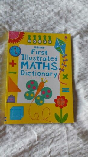 First Illustrated Maths Dictionary Usborne  £9.99 www.quackquackbooks.co.uk Dictionary For Kids, Project For School, English Project, Kid Book, English Projects, Usborne Books, Non Fiction Books, Books For Children, Books For Kids