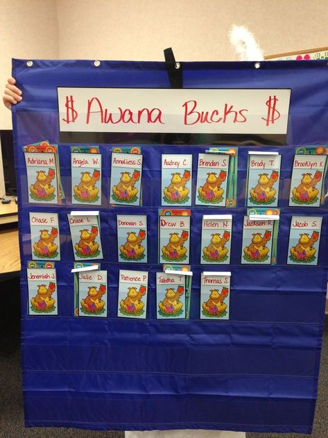 So you don't loose your AWANA bucks! Awana Store Ideas, Awana Cubbies Classroom, Bible Bucks Store Ideas, Puggles Awana, Awanas Sparks, Bible Bucks, Awana Puggles, Awana Theme Nights, Awana Games