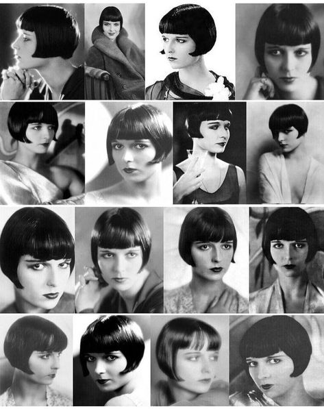 Curiosities Decor, 1920 Hairstyles, 1920s Beauty, Theda Bara, Flapper Hair, 1920s Great Gatsby, Bed Hair, Vidal Sassoon, Bobbed Hair