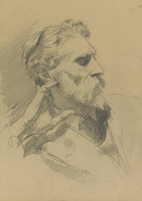 ART  ARTISTS / John Singer Sargent - L.A. Harrison 1910 John Sargent, Arte 8 Bits, Ali Larter, White Drawing, John Singer Sargent, Arte Sketchbook, Portrait Sketches, Art Et Illustration, Sylvester Stallone