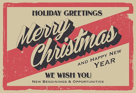 Christmas & New Year Greeting Cards with Typography Christmas Holiday Greetings, Happy New Year Background, Japan Illustration, Christmas Typography, New Year Greeting, Holiday Messages, Merry Christmas Vintage, 카드 디자인, Merry Christmas Greetings