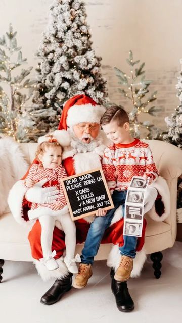 The Holiday Outfits, Santa Photos Outfit, Matching Christmas Jammies, Santa Claus Pictures, Christmas Pictures Outfits, The Santa Claus, Christmas Jammies, Santa Photos, Santa Pictures