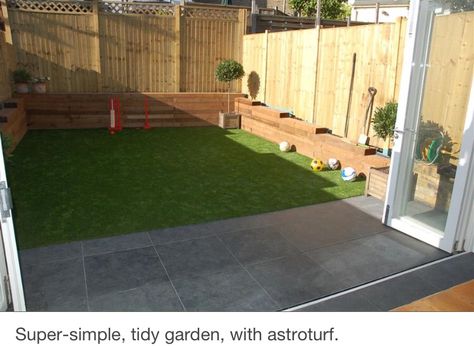 AstroTurf Urban Yard, Artificial Turf Backyard, Creative Garden Ideas, Turf Backyard, Front Path, Garden Companion Planting, Small Courtyard, Courtyard Gardens, Garden Paving