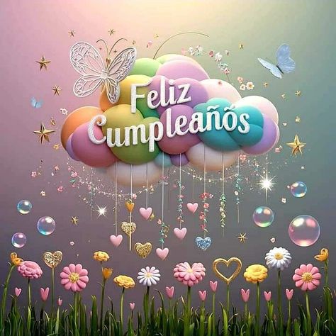 Spanish Birthday Wishes, Happy Birthday Wishes Pics, Birthday Wishes Pics, Birthday Wishes Flowers, Happy Birthday Signs, Happy Birthday Wishes Quotes, Birthday Wishes And Images, Birthday Congratulations, Happy Birthday Pictures