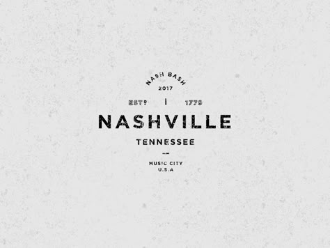 Nashville by Maggie Miklasz #Design Popular #Dribbble #shots Identity Design Inspiration, Typographic Logo Design, Trendy Logos, Text Logo Design, Visual Identity Design, Unique Logo Design, Retro Logos, Feminine Logo, Modern Logo Design