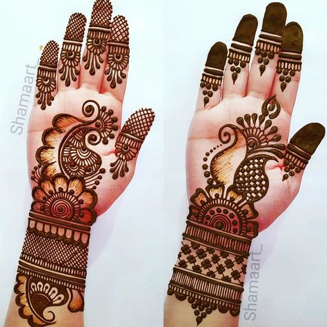 Front Hand Mehndi Design, Beautiful Simple Mehndi Design, Finger Mehndi, Mehandhi Designs, Mehandi Designs Easy, Front Hand Mehndi, Simple Mehendi Designs, Simple Arabic Mehndi Designs, Hand Mehndi Design