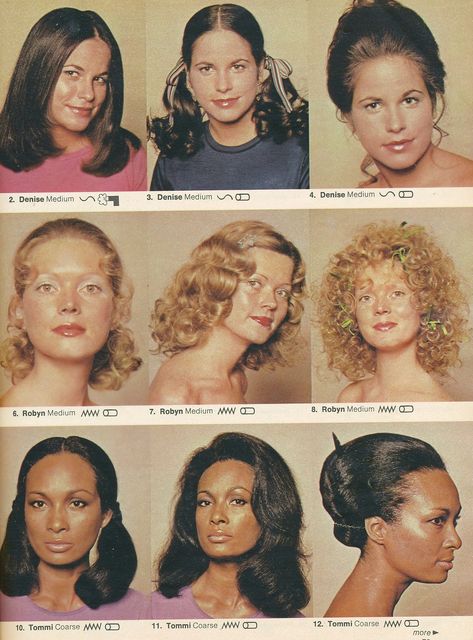 Incurlers: Pick a Hairdo! 1970 Hairstyles, 1970's Hair, 1970s Hair, 70s Hairstyles, Short Bleached Hair, Klasik Hollywood, 1970s Hairstyles, Κούρεμα Bob, 60s Hair