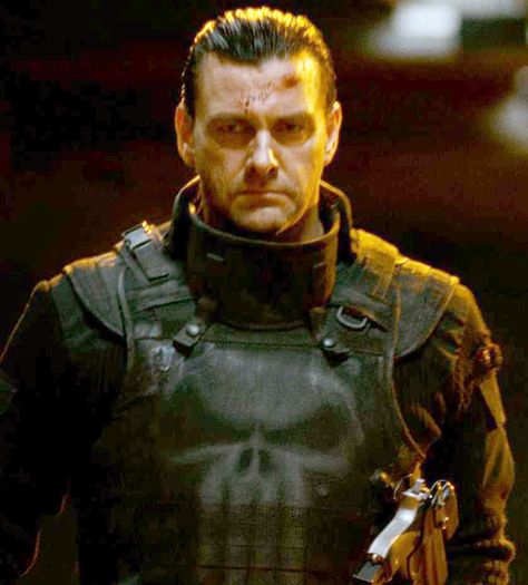 Ray Stevenson for Dwayne Johnson's team of villainous badasses. Punisher Art, Ray Stevenson, Superhero Costumes, Marvel Knights, Celebrity Bodies, Punisher Marvel, Batman Party, Hollywood Theme, The Punisher