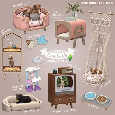 Cow Build Sims 4, Sims 4 Cc Pets Furniture Patreon, Sims4 Pet Clothes Cc, Sims 4 Cc Pets Clothes Patreon, Sims 4 Cc Cats And Dogs Patreon, Sims 4 Hamster Cc, Sims 4 Pet Cc Clothes Patreon, Sims 4 Cozy Furniture, Sims Animal Cc