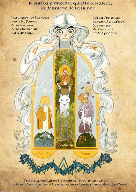 Secret of Kells, Aisling. Irish Movies, Irish Folklore, Song Of The Sea, Model Sheet, Book Of Kells, Unicorn Art, Animation Film, Disney Cartoons, Animated Movies