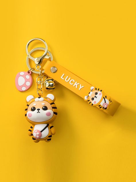 Cute Animal Keychains, Tiger Keychain, Cheetah Key Chain, Paw Keychain, Cartoon Tiger, Tiger Gifts, Cute Tiger, Tiger Paw, Tiger Pendant