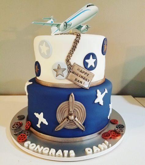 Aviation maintenance graduation cake/airplane birthday cake Planes Birthday Cake, Mechanic Cake, Airplane Birthday Cakes, Aviation Wedding, Pilots Birthday, Airplane Cake, Planes Birthday, Airplane Theme, Airplane Birthday Party