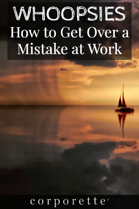 Don't obsess over your mistakes at work -- everyone makes them. These are some of our best tips on how to get over your mistakes at work and other professional blunders, whether they're big or small, with professional grace and grit. Mistakes At Work, Mistake At Work, Grace And Grit, Business Professional Women, A Business Woman, Working On Me, Harvard Business Review, Made A Mistake, Womens Suits Business