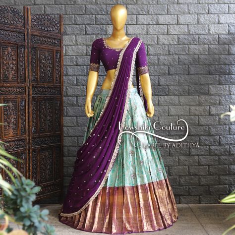 👑✨ Bridal Elegance Redefined! ✨👑

Introducing our luxurious Kanchi Pattu Half Saree with intricate blouse work and a stunning contrast georgette dupatta. Perfect for bridal events like pooja, muhurtam, and more! 💫

📲 Contact us on WhatsApp: +91 8125051875 to order yours today!

Get ready to shine on your special day, bride-to-be! 👑💕

#BridalWear #KanchiPattu #HalfSaree #BridalOutfit #PattuSaree #IndianBrides #EthnicWear #WeddingFashion #IndianWeddings #Muhurtam #PoojaOutfit #BridalLook Kanchi Pattu Lehenga Half Saree, Pattu Lehenga Half Saree, Pattu Half Saree, Lehenga Half Saree, Pattu Lehenga, Bridal Events, Georgette Dupatta, Bridal Elegance, Bridal Event