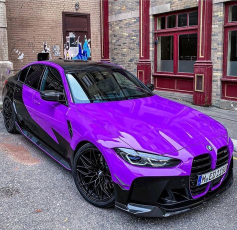 Bmw Wrap Ideas, Purple Cars, Turquoise Car, Anne Baba, Bmw Classic Cars, Car Deco, Tuning Cars, Purple Car, Bmw I