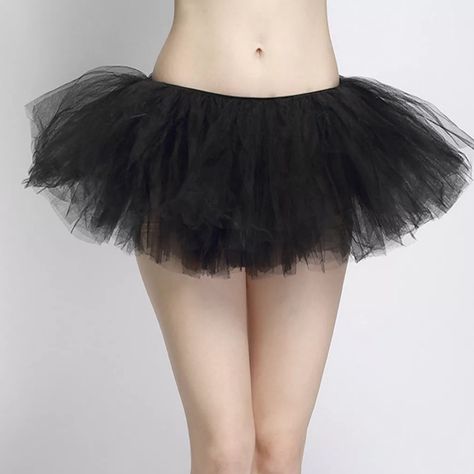 Tutu Mini Skirt Size M Stretch Tiered Ruffles Tulle Satin Black Ballet Style Profile: Costume Cosplay Halloween Dark Fairy Features: - Pull On Closure - Stretch Elastic Waist - Satin Waist - 5 Layers Of Lightweight Ruffled Tulle New W/Out Tags, Never Worn, No Flaws Adult Size: M Fits Waists 22 - 34 In Length: Approx. 12 In Care: Recommend Hand Washing Ships In One Business Day Thanks For Shopping Sustainable Fashion! Diy Cat Costume, Running Tutu, Running Dress, Hot Skirts, Black Tutu, Running Skirts, Solid Skirt, Cat Costume, Tulle Tutu Skirt