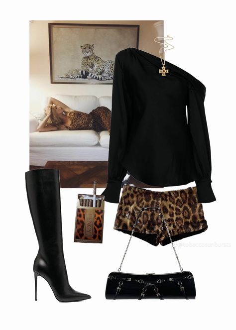 Diorama Couch, Winter Purse, Cheetah Print Outfits, Street Aesthetic, Leopard Outfits, Fest Outfits, Country Lifestyle, November 9, Night Out Outfit