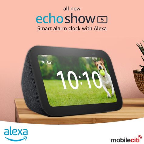 📺Amazon Echo Show 5 3rd Gen with Alexa ✔️Amazon's smart speaker perfect for your bedside table ✔️Ask Alexa to stream your favourite music, shows, podcasts & more ✔️Control compatible smart home devices like lights and thermostats ✔️Check in on your home at any time ✔️Show off your photo 👉Available on Mobileciti 👉Buy Now: https://bit.ly/48MguUj #amazonechoshow #echodot #alexasmartspeaker #smartdisplay #alexashow #echoshowspeaker #smarthomedevice #alexasmarthome #homeautomation #smartassist... Speaker Setup, Ask Alexa, Amazon Echo Show, Echo Show, Smart Home Devices, Home Devices, Smart Speaker, Echo Dot, Home Automation