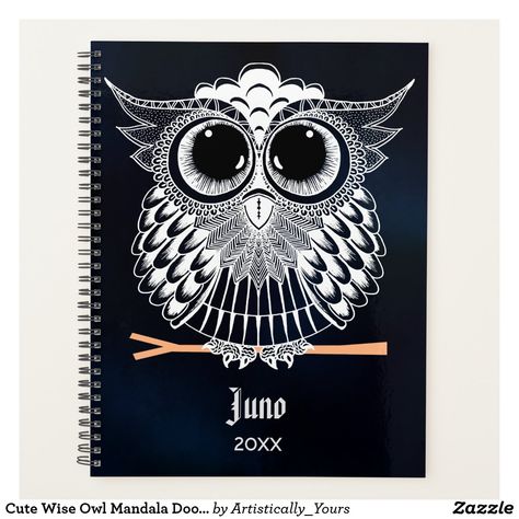 Cute Wise Owl Mandala Doodle Henna Pattern Planner Card Doodles, Owl Zentangle, Mandala Owl, Owl Doodle, Owl Mandala, Zentangle Mandala, Alpona Design, Mandala Doodle, Coordinate Plane