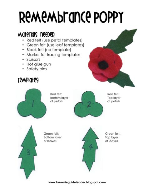 Living by the Guide Law: May we always remember Felt Poppies, Poppy Craft For Kids, Poppy Template, Felt Poppy, Paper Poppies, Remembrance Day Art, Poppy Craft, Poppy Pins, Remembrance Day Poppy