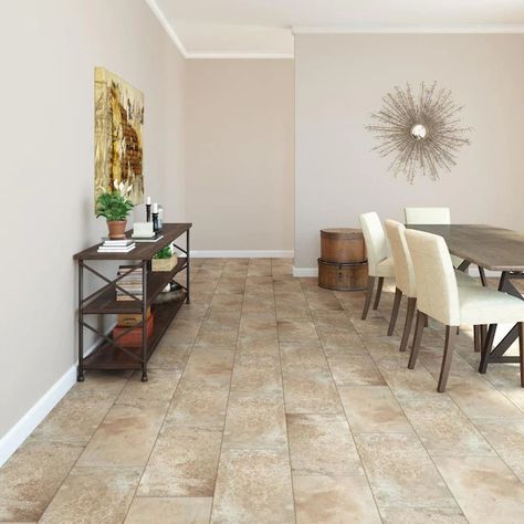 American Olean Columbus Dune 12-in x 24-in Matte Porcelain Floor and Wall Tile in the Tile department at Lowes.com Tan Tile, Stone Look Wall, Tile Floor Living Room, Living Room Tiles, Tile Saw, Porcelain Floor, Porcelain Floor Tiles, Porcelain Flooring, Diy Household