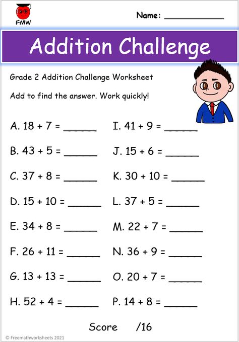 Grade 2 addition worksheet 2nd Grade Math Worksheets Free Printable, Subtraction Worksheets For Grade 2, Borrowing Subtraction, Addition Subtraction Worksheet, Grade 2 Addition, Free Subtraction Worksheets, 2 Digit Subtraction, Worksheet For Class 2, Math Integers