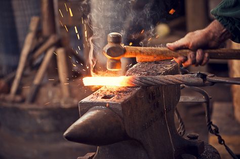 I don't Blacksmith but it reminds me of my eldest son. This is what makes him tick. And I love him. Blacksmith by Erich Leeth, via Flickr Gendry Waters, Dragon Aesthetic, Into The West, Greek Gods And Goddesses, Leo Valdez, Positive Images, Man Up, Stardew Valley, Heroes Of Olympus