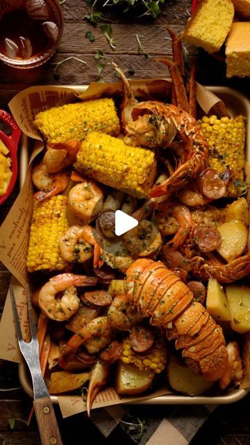 Shanika Graham-White on Instagram: "DAY 5 of SOUTHERN WEEK and I bring to you Favorite Cajun Seafood Boil. If you know anything about this one then you know it’s ALL ABOUT the layers of flavor. 🔥 This finger-licking-good recipe is easy to make and perfect for serving a crowd! Thank me later. ✌🏾

FOLLOW @orchidsnsweettea_ for more deliciousness‼️

YOUR GROCERY LIST:

🦞Water.
🍤Vegetable stock. I love @kettlebrand . You can also substitute w/ your fave beer for more flavor!
🌽Old Bay seasoning. Always the @mccormickspice classic! 
🥔Cajun seasoning. You can use store-bought or make your own!
🦞Onion. Halved.
🍋Lemons. Provides citrusy brightness and a hint of tanginess to balance the richness of the seafood. Love @wonderfulseedlesslemons 
🍤Bay leaves. Adds subtle herbal notes to the brot Cajun Seafood Boil, Cajun Seafood, Old Bay, Seafood Boil, Cajun Seasoning, Vegetable Stock, Quick Dinner, Seafood, Good Food