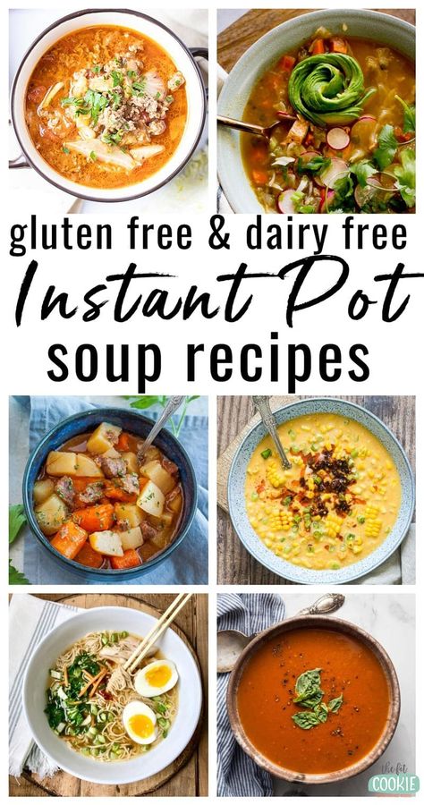 Dairy Free Instant Pot Recipes, Quinoa Soup Recipes, Dairy Free Bread, Gluten Free Instant Pot, Dairy Free Soup, Pot Recipes Healthy, Dairy Free Snacks, Dairy Free Breakfasts, Diner Recept