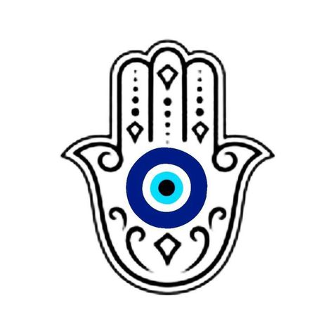 Hamsa Painting Easy, Hamsa With Evil Eye Tattoo, Hamsa Hand Design, Hamsa Tattoo Design Simple, Hamsa Hand Drawing, Hamsa Drawing, Hamsa Tattoo Design, Protection Tattoo, Hamsa Design