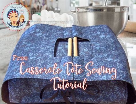 Free Pattern For Casserole Carrier, Hot Dish Carrier, Diy Casserole Carrier Easy, Sewing Template For Food Carrier, Hot Dish Carrier Pattern, Homemade Casserole Carrier, 9x13 Pan Carrier Pattern, Casserole Carry All Pattern Free, Casserole Holder Pattern