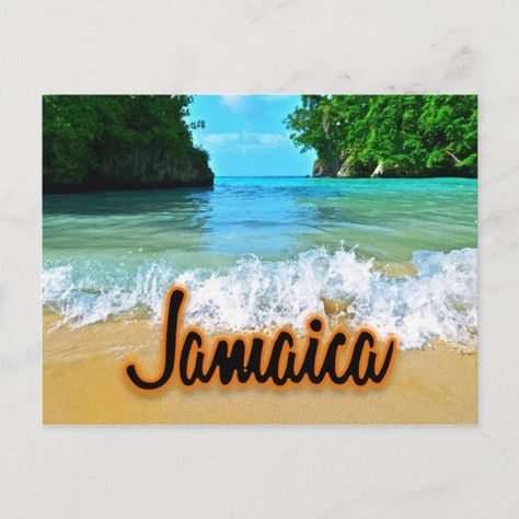 Jamaica Frenchman's Cove Postcard - jamaica gift Jamaica, Travel Posters, Poster Prints, Created By, Tags, Stars, Travel, Gifts, Design