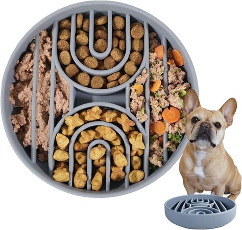 https://amzn.to/3VAcjVl Puzzle Bowl, Swallow Food, Medium Sized Dog, Slow Feeder Dog, Toxic Foods, Dog Puzzles, Dog Food Bowls, Slow Feeder, Toy Food