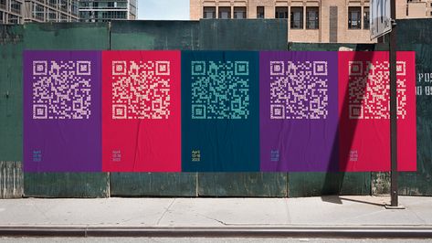 World’s First Scannable QR Codes Fully Made With Words Celebrate Artists - DesignTAXI.com Out Of Home Advertising, April April, Artist Project, Fairs And Festivals, Art News, Marketing Advertising, Design Posters, Design System, Scanners