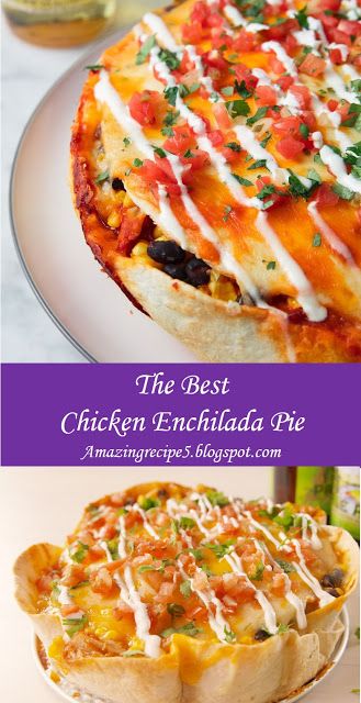 Chicken Enchilada Pie, Chicken Enchilada No Tortilla, Chicken Enchilada Pot Pie 12 Tomatoes, Chicken Enchilada Pie Recipe, Chicken Enchilada Recipe Corn Tortillas, No Tortilla Chicken Enchilada Bake, Cooking Mustard Greens, Enchilada Pie, Stacked Chicken Enchiladas With Corn Tortillas