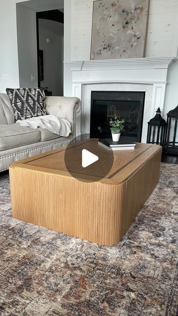 Christina Muscari on Instagram: "I found this 80’s coffee table at the thrift store for $20. I thought the rounded edges would be perfect for adding some pole wrap to give it a fluted look like all the coffee tables you can find today in your favorite home store.

I used a natural stain for a blonde, Scandinavian look. If you want to see the full tutorial and get a list of all the products I used comment “Coffee Table” and I will send it right to your DMs.

#diycoffeetable #flutedfurniture #scandistyle #furnituremakeover #furnitureflip" Christina Muscari, Pole Wrap, Scandinavian Look, Diy Coffee Table, Scandi Style, Flipping Furniture, Home Store, The Coffee, Furniture Makeover