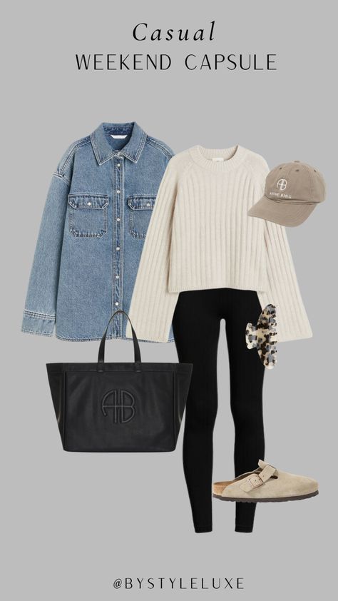 Jean Oversized Shirt Outfit, Chambray Shacket Outfit, Oversized Denim Shirt Street Style, Oversized Denim Shacket Outfit, Oversized Denim Shirt Outfit Winter, Denim Shaket Outfits, Shearling Denim Jacket Outfit, Denim Oversized Shirt Outfit, Oversized Denim Shirt Outfit Women